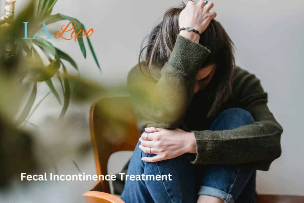 woman worried about fecal incontinence diet Llanelli