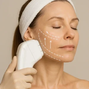 Woman having HI-FU to reduce wrinkles call LA LIPO Llanelli Now!