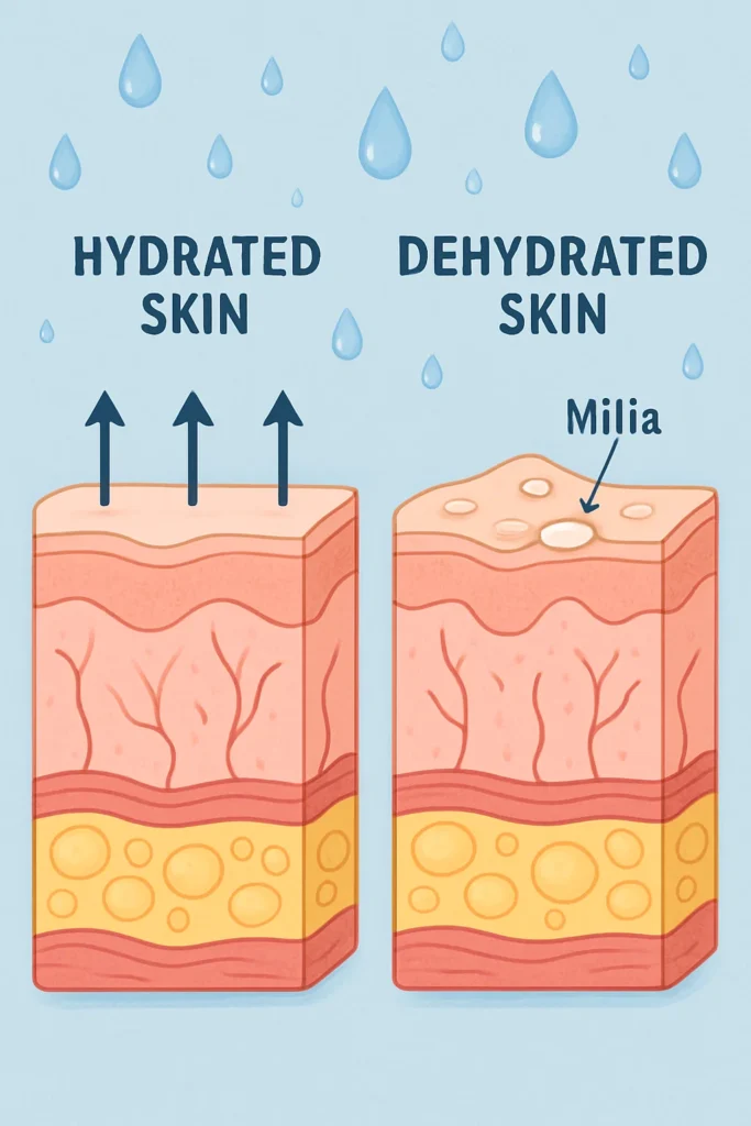 The importance of hydration and milia production Llanelli