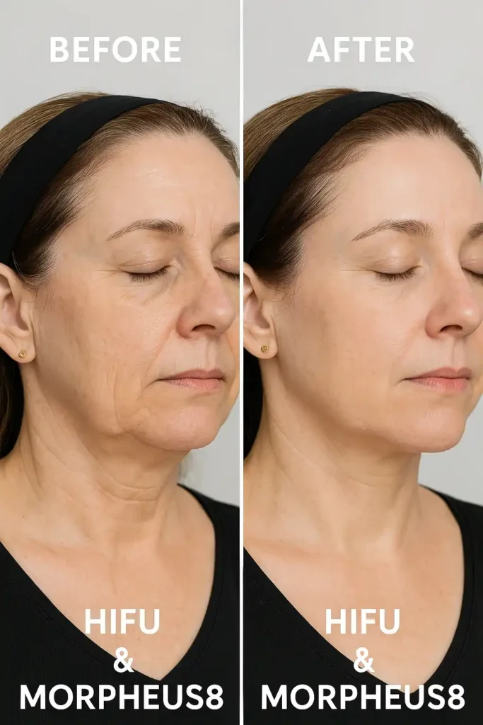 HIFU & Morpheus8 treatment results Llanelli - book in today!